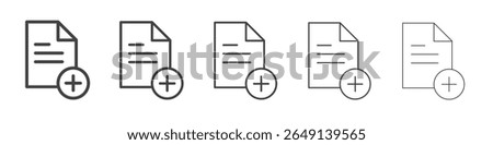 Add list icon simple illustration logo art