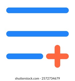 add list icon vector illustration style