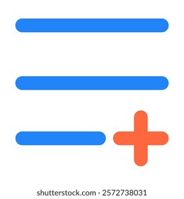 add list icon vector illustration style