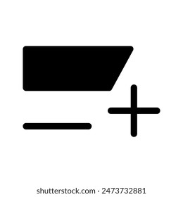 Add List Icon Vector Symbol Design Illustration