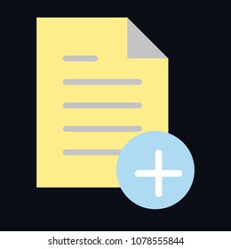 add list vector icon