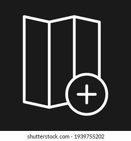 Add, location, map icon vector image. Can also be used for Navigation. Suitable for use on web apps, mobile apps and print media.