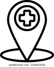Add location Vector Icon Design Illustration