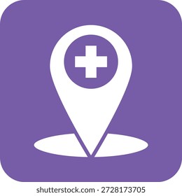 Adicionar localização Ilustração de design de ícone de vetor