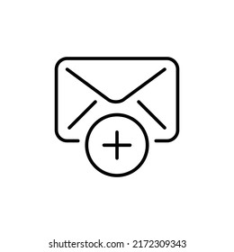 add mail editable stroke icon, Smart stroke icon