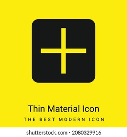Add minimal bright yellow material icon