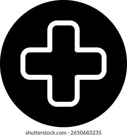 Adicionar Design Moderno de Ícone Preto