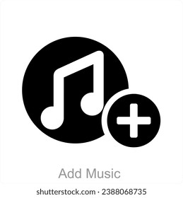 Add Music and add icon concept