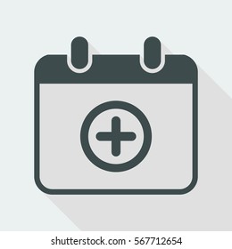 Add New Appointment On Calendar - Minimal Vector Icon