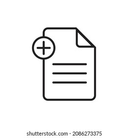 Add new document icon design vector illustration