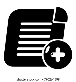 Add new icon. Simple illustration of add new vector icon for web