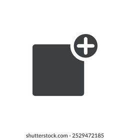 Adicionar novo ícone símbolo de vetor simples