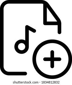 add new music file in playlist library 
