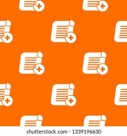 Add new pattern vector orange for any web design best