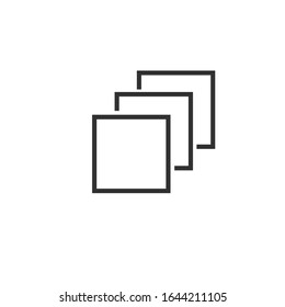Add new tab, slide, page, window icon for apps and websites. Stock Vector illustration isolated on white background.