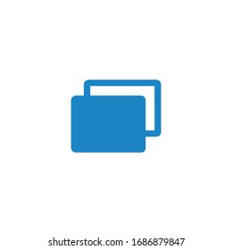 Add new tab, slide, or section line art vector icon for apps and websites. Stock Vector illustration isolated on white background.