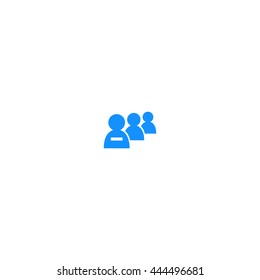 Add new user account flat icon for apps. Vector illustration