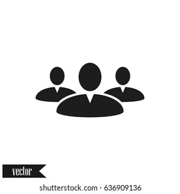 Add new user account flat icon for apps. Vector illustration