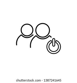 Add new user, customer or add new friend flat vector icon for apps and websites .