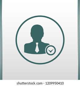 Add new user vector icon