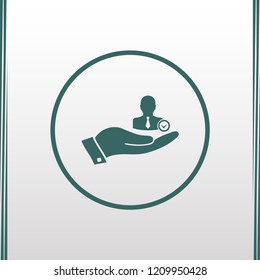 Add new user vector icon