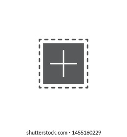 Add new vector icon isolated on white background