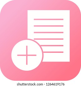 add notes Glyph round corner multi color gradient BG