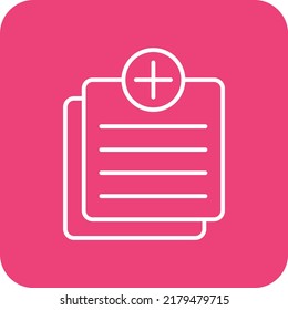 Add Notes vector icon. Can be used for printing, mobile and web applications.
