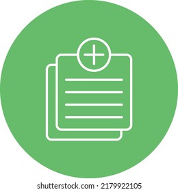 Add Notes vector icon. Can be used for printing, mobile and web applications.