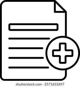 Add Notes vector icon. Can be used for printing, mobile and web applications.