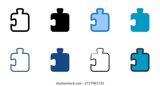 Agregar iconos para establecer múltiples estilos de colección. Trazo editable 
