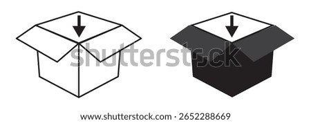 Add to package icon vector