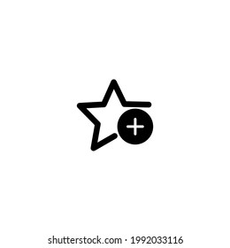 Añadir página al icono favorito ilustración simple vector perfecta