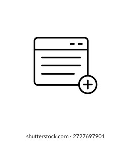 El Icono Agregar Esquema De Página Representa La Creación De Documentos Nuevos