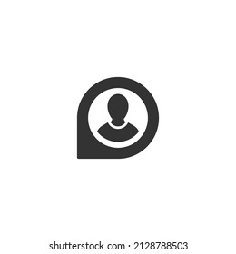 Add people, premium quality flat icon. Vector logo concept for web graphics, EPS 10
