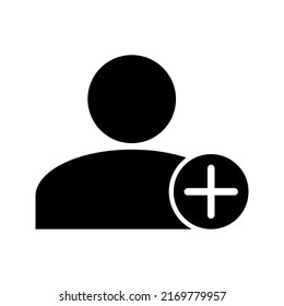 add people, User vector icon, simple sign for web site and mobile app