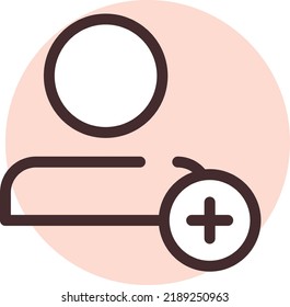 Add phone contact, illustration, vector on a white background.