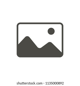 Add photo icon vector. Image symbol. Trendy flat picture, ui sign design. Upload image graphic pictogram for web site, mobile application. Logo illustration. Eps10.