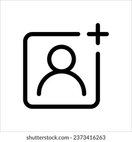 add photos icon. Simple element illustration. add photos concept symbol design on white background