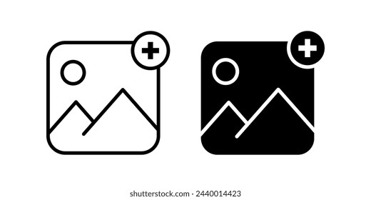 Add Picture icon. for mobile concept and web design. vector illustration