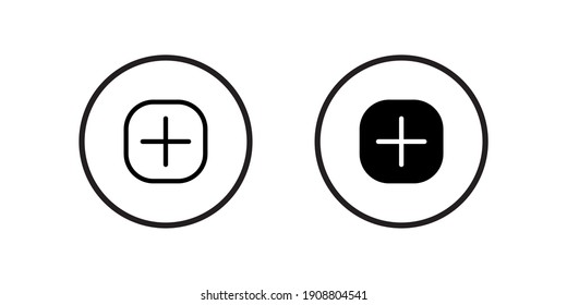 Add Picture Icon Of Social Media. New Post Vector