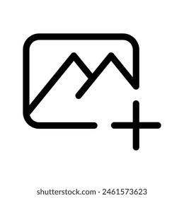 Add Picture Icon Vector Symbol Design Illustration