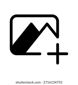 Add Picture Icon Vector Symbol Design Illustration
