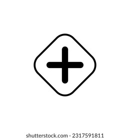 add or plus icon perfect illustration. for app UI, design element and tool design