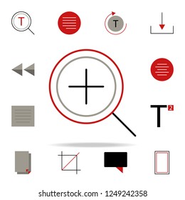 add plus icon. text editor icons universal set for web and mobile