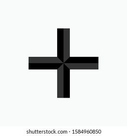 Add or Plus Icon - Vector, Sign and Symbol for Design, Presentation, Website or Apps Elements.