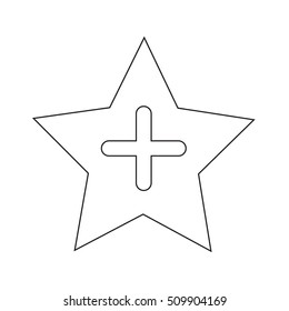 add plus sign icon illustration design