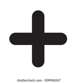 add plus sign icon illustration design