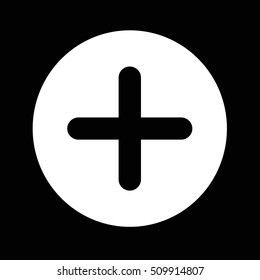add plus sign icon illustration design