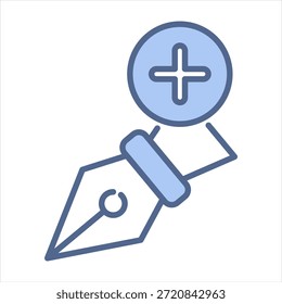 Adicionar Conjunto de Estilos de Ícones Azuis de Ponto